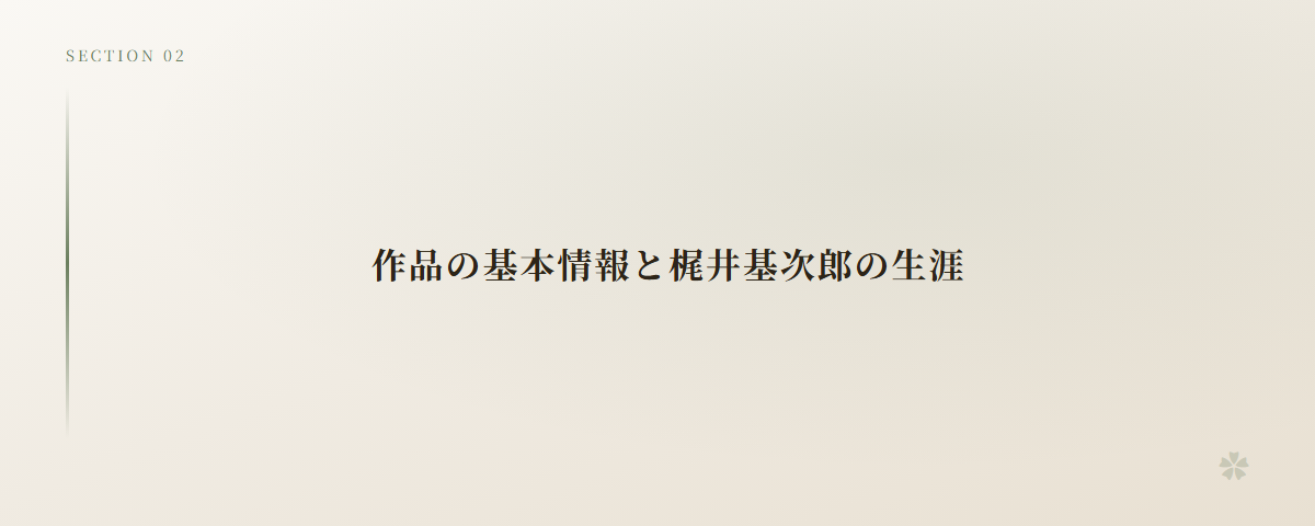 作品の基本情報と梶井基次郎の生涯
