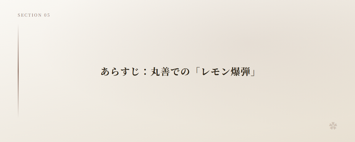 あらすじ:丸善での「レモン爆弾」